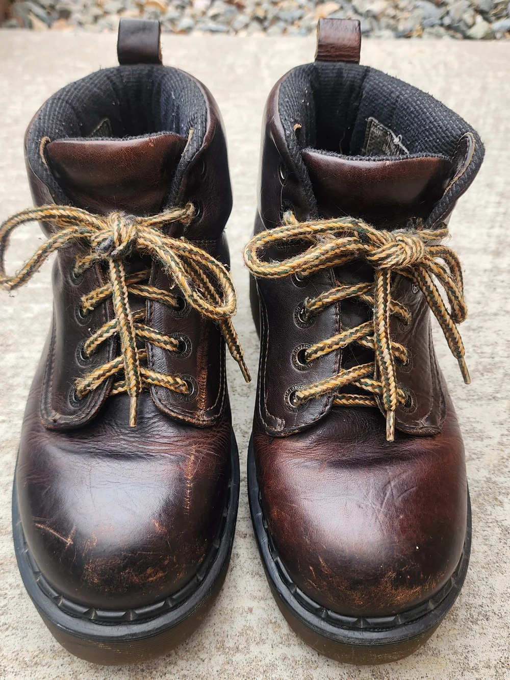 Dr. Martens Vintage 8315 Made In England Envy‎ Brown Platform Boots Size UK 6